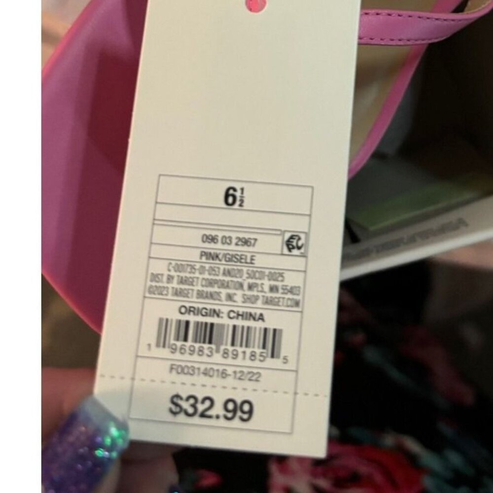 Women's Gisele Strappy Heels Pink Size 6.5 - a New Day Light New With Box - Picture 8 of 8